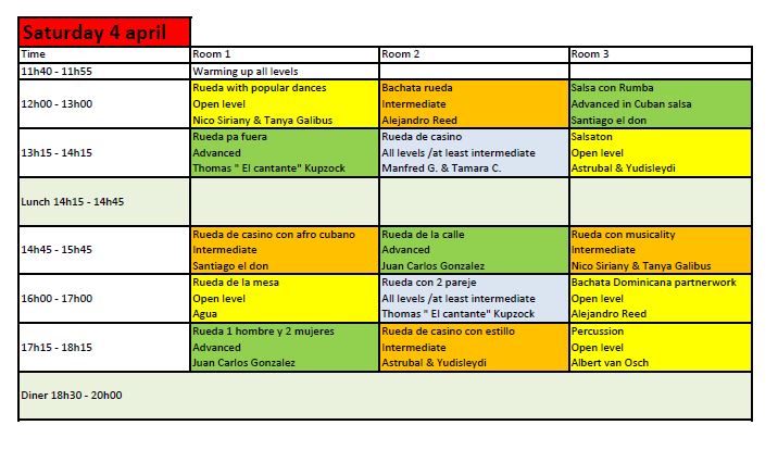 Programma 4 april
